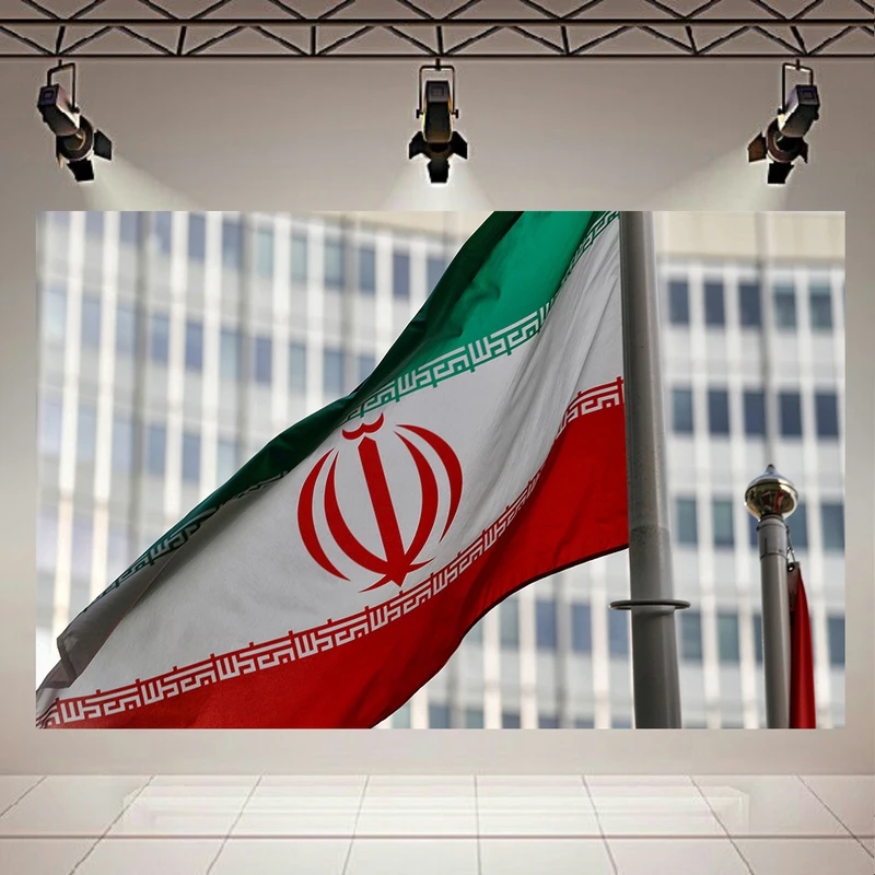 پوستر طرح پرچم ایران مدل برافراشته کد AR14880