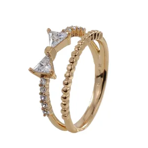 انگشتر زنانه ژوپینگ مدل پاپیون کد AAE-169