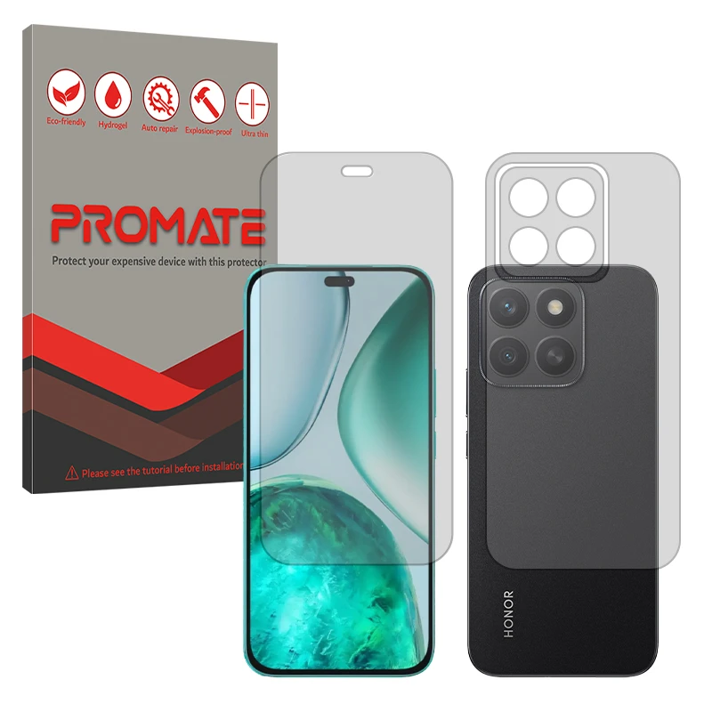 محافظ صفحه نمایش مات پرومیت مدل Resistant مناسب برای گوشی موبایل آنر X8c به همراه محافظ پشت گوشی