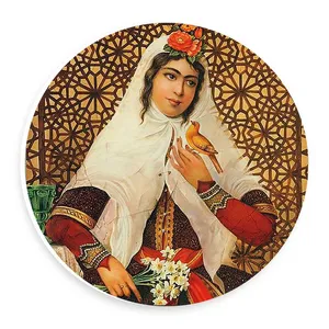  دیوارکوب طرح خاتون و پرنده مدل wtb723