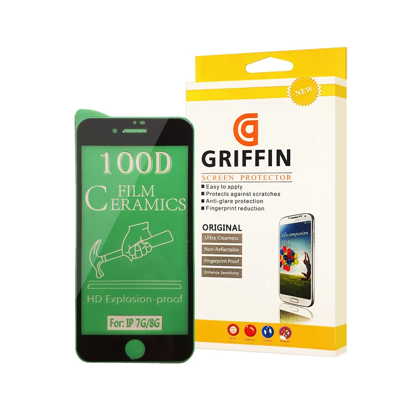 محافظ صفحه نمایش سرامیکی گریفین مدل FLCRG GN mo مناسب برای گوشی موبایل اپل iPhone 8