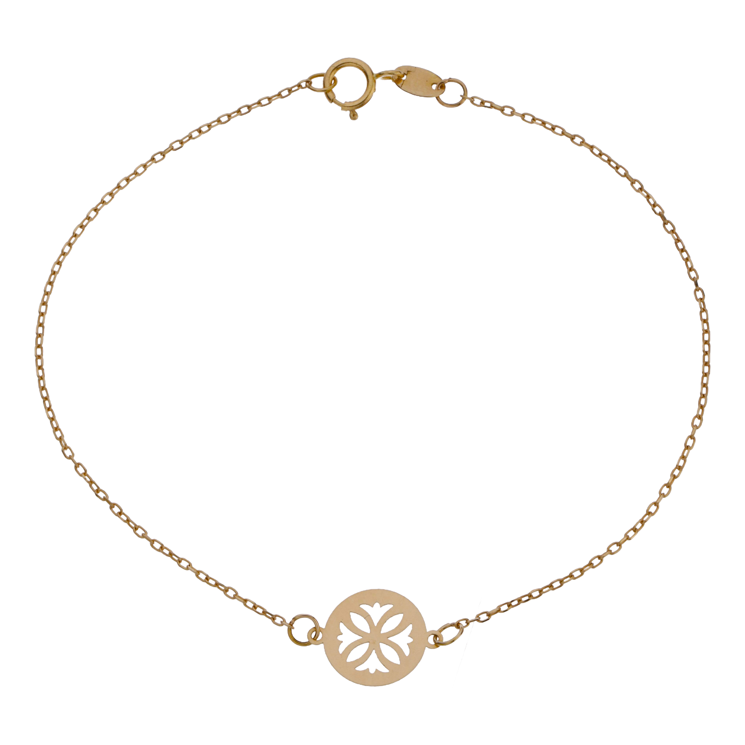 دستبند طلا 18 عیار زنانه مایا ماهک مدل MB1632 -  - 1