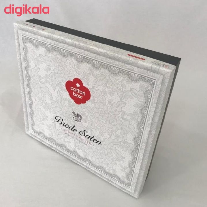 سرویس ملحفه کاتن باکس مدل Nakışlı دو نفره 6 تکه main 1 2