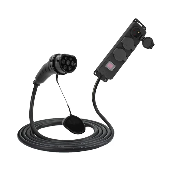 دوشاخه تخلیه جانبی خودروی الکتریکی مدل ‎WB-IP-AC1.0-16AS 