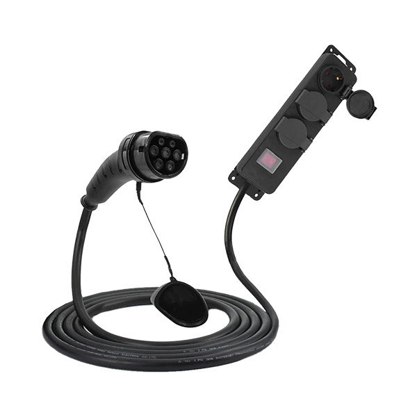 دوشاخه تخلیه جانبی خودروی الکتریکی مدل ‎WB-IP-AC1.0-16AS 
