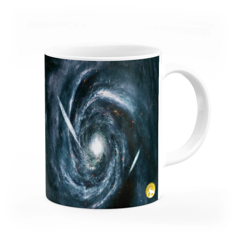 ماگ هومرو طرح گلکسی کهکشان مدل MG8713