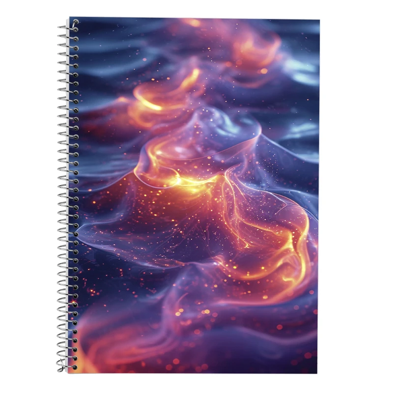 دفتر زبان 50 برگ مدوپد مدل دو خط طرح فانتزی کد DF14460