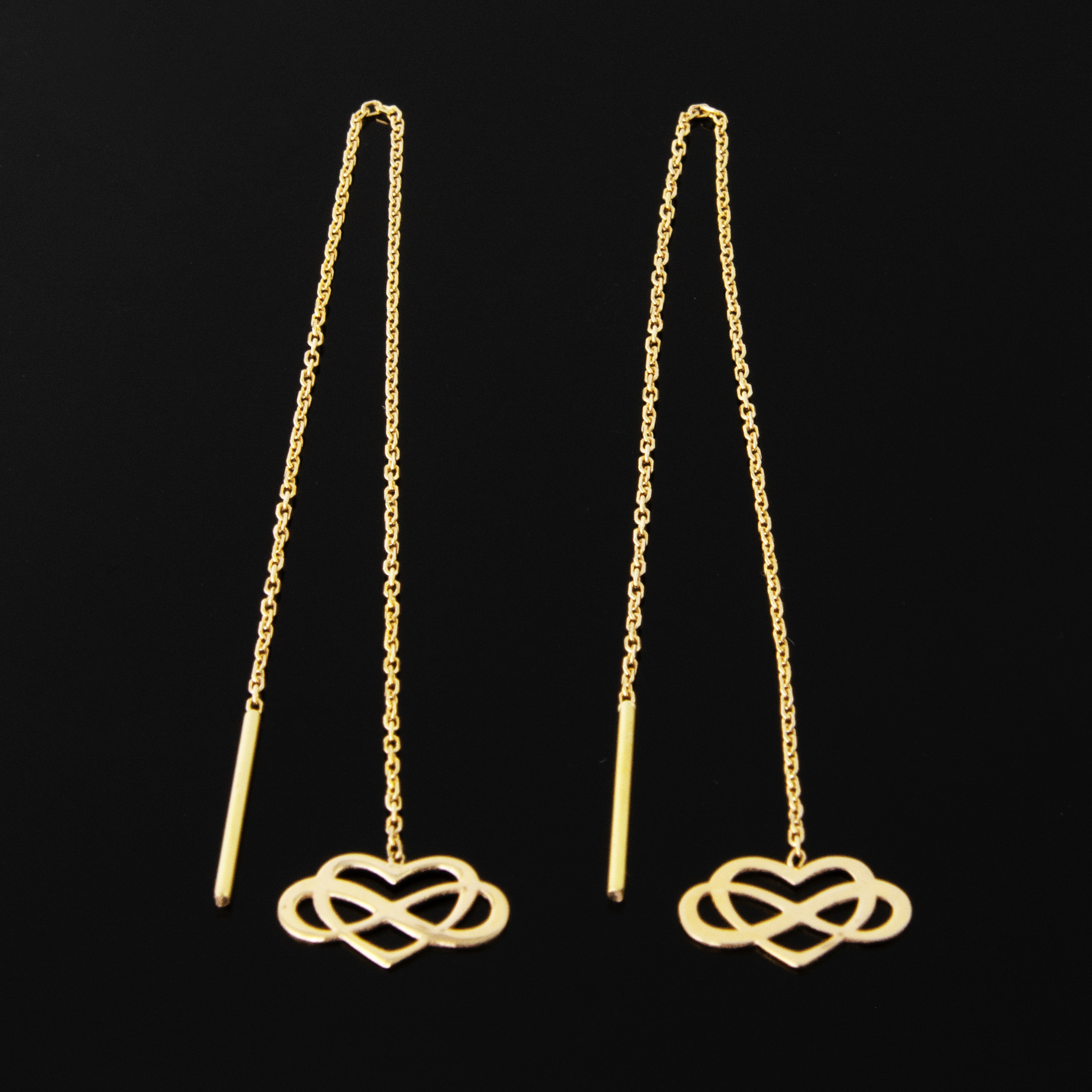 گوشواره طلا 18 عیار زنانه مدل 67094