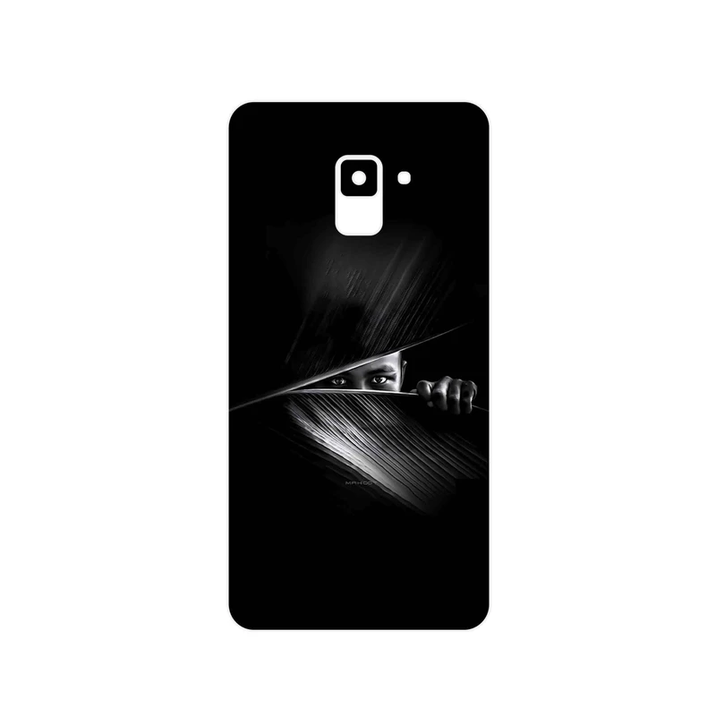 برچسب پوششی ماهوت مدل Black Portrait مناسب برای گوشی موبایل سامسونگ Galaxy A8 Plus 2018