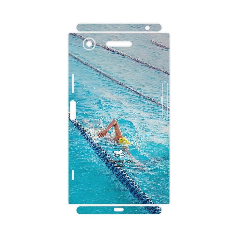 برچسب پوششی ماهوت مدل Swimming-FullSkin مناسب برای گوشی موبایل سونی Xperia XZ1