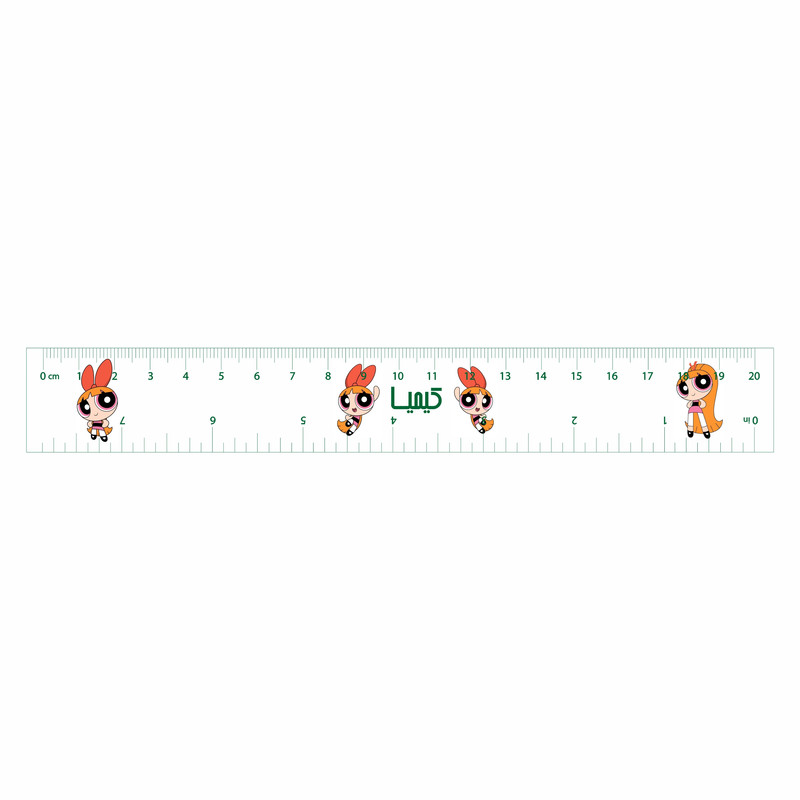 خط کش 20 سانتی متری مدل کیمیا کد 10