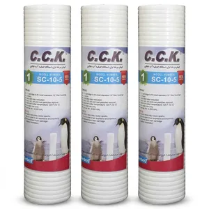 فیلتر دستگاه تصفیه کننده آب سی سی کا مدل SC-10-5 بسته 3 عددی