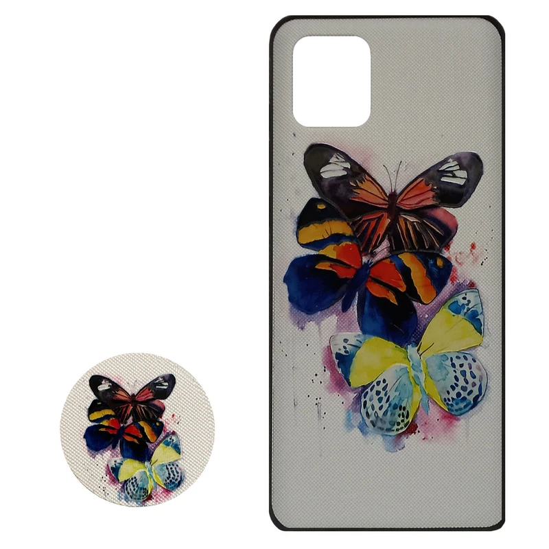 کاور مدل MRM4-116 مناسب برای گوشی موبایل سامسونگ Galaxy A72 به همراه پاپ سوکت