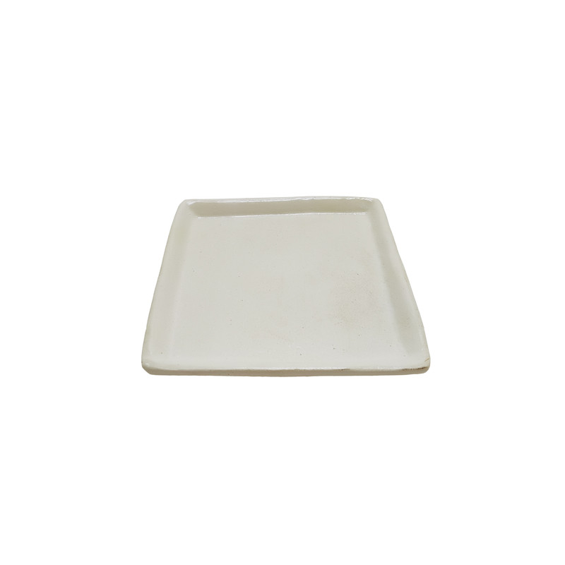 زیر گلدانی سنگی طرح مربع D کد K-248