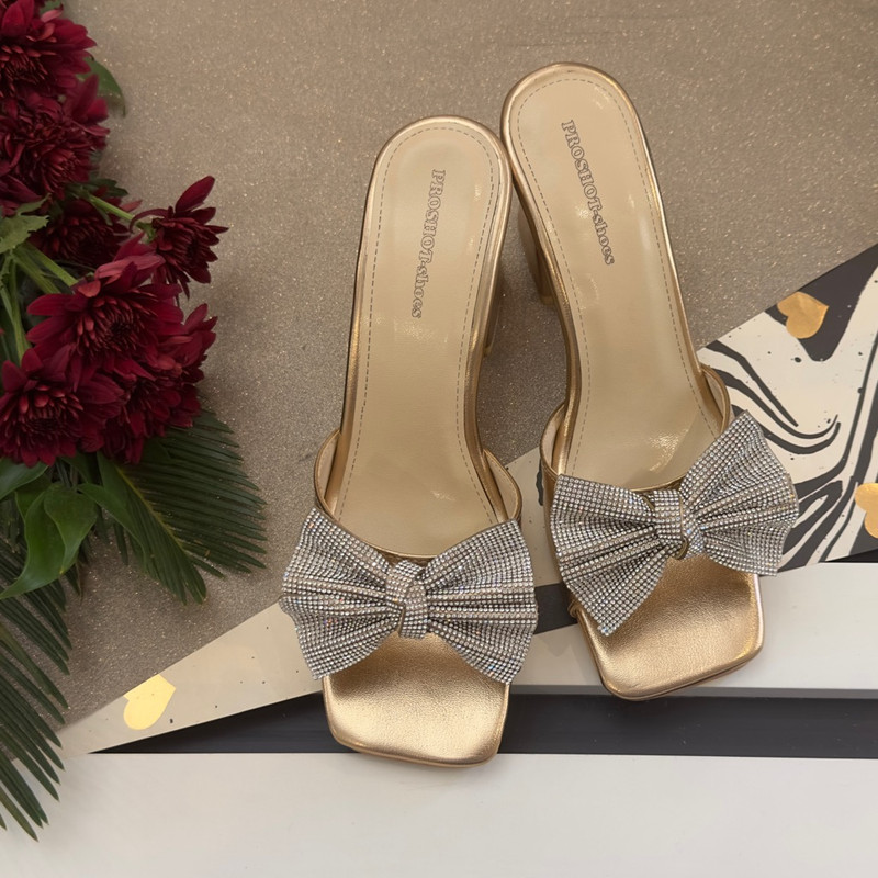 صندل زنانه مدل مجلسی پاپیونی GL-629