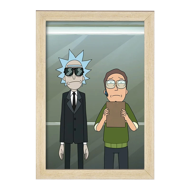تابلو خندالو مدل انیمیشن ریک و مورتی Rick and Mort کد 26589
