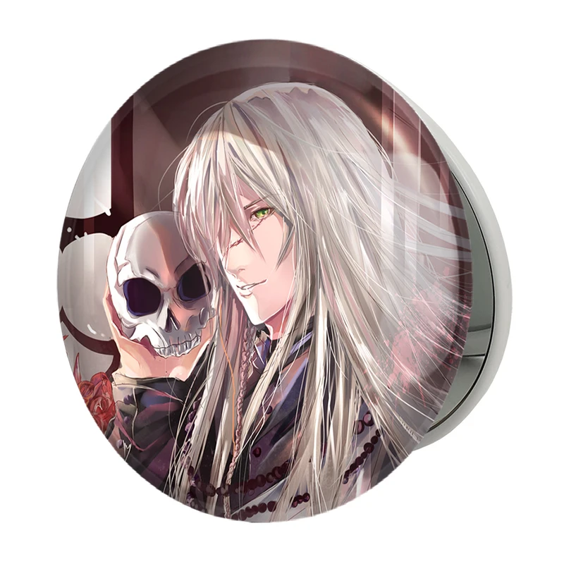 آینه جیبی خندالو طرح اندرتیکر انیمه خادم سیاه مدل تاشو کد 16337