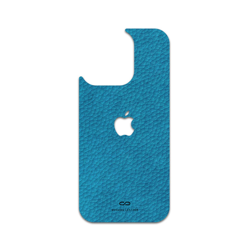 برچسب پوششی ماهوت مدل Blue-Leather مناسب برای گوشی موبایل اپل iPhone 16 Pro