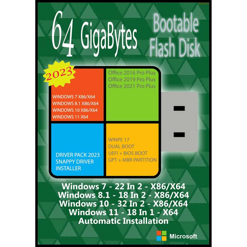 سیستم عامل Windows 7 8.1 10 11 AIO 90in7 X86/64 2023 - Driver Pack 2023 - Office 16-19-21 نشر مایکروسافت سیستم عامل Windows 7 8.1 10 11 AIO 90in7 X86/64 2023 - Driver Pack 2023 - Office 16-19-21 نشر مایکروسافت