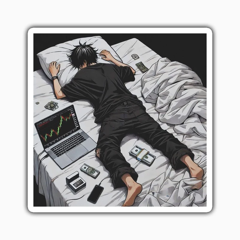 استیکر لپ تاپ و موبایل بووم طرح پسرانه کد LM48