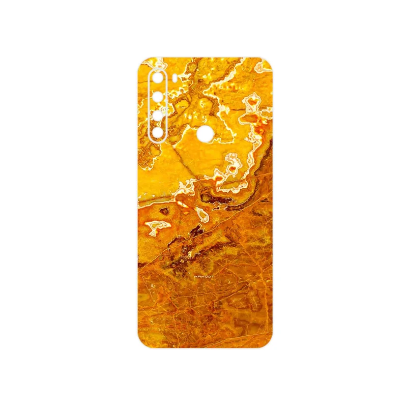 برچسب پوششی ماهوت مدل Gold Marble مناسب برای گوشی موبایل شیائومی Redmi Note 8 2021