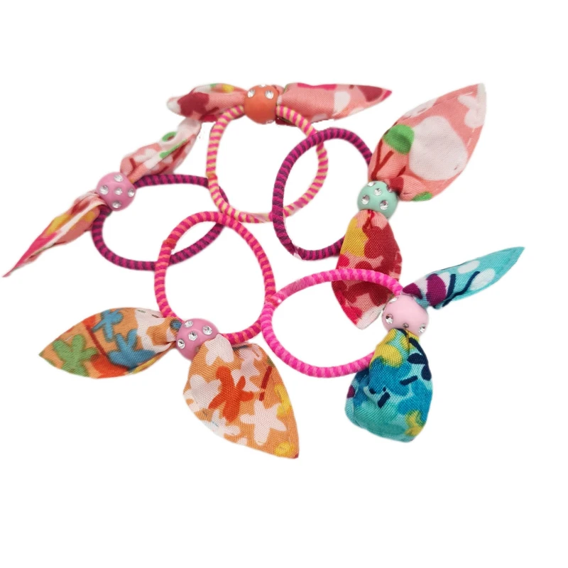 کش مو دخترانه مدل خرگوش کد brg 770 بسته 5 عددی