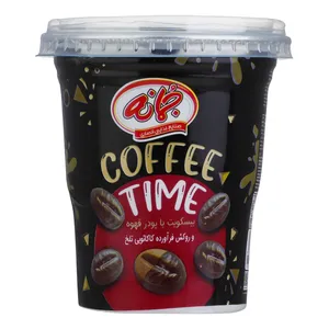 بیسکویت با پودر قهوه جمانه - 120 گرم  