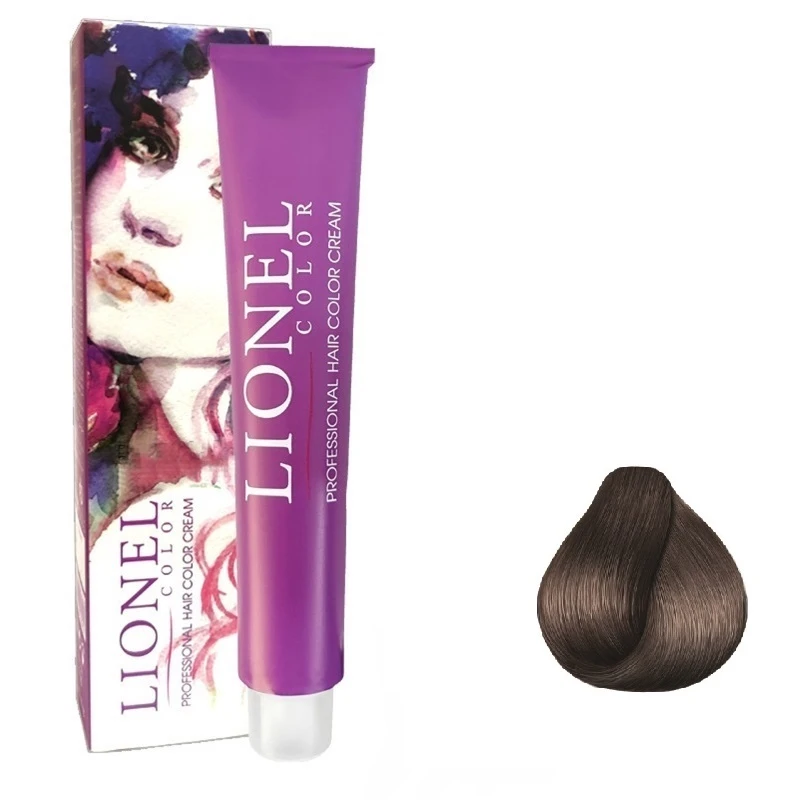 رنگ مو لیونل شماره C5 6.1 حجم 100 میلی لیتر رنگ بلوند دودی تیره