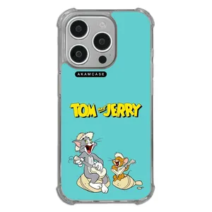 AKAM AMC-WTA15PRO-TOM & JERRY3 Cover For Apple iPhone 15 Pro