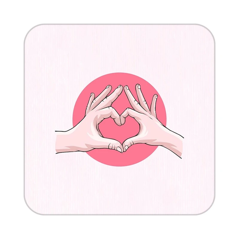 زیر لیوانی کاکتی طرح عاشقانه مدل mp38596