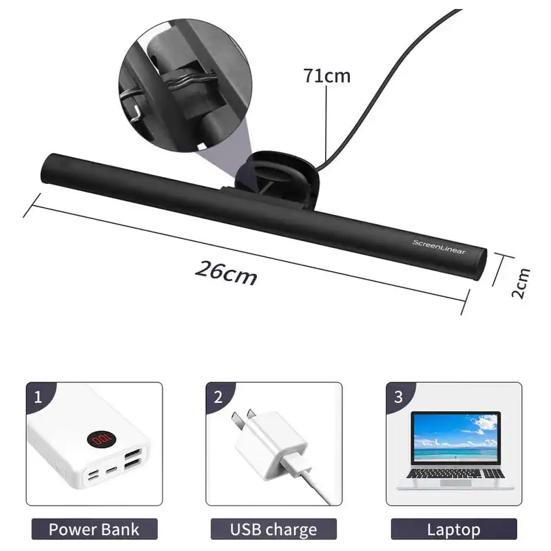 چراغ LED بالای مانیتور مدل PC-01