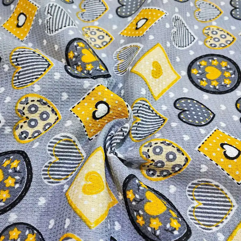 پارچه آشپزخانه طرح قلبی مدل Y