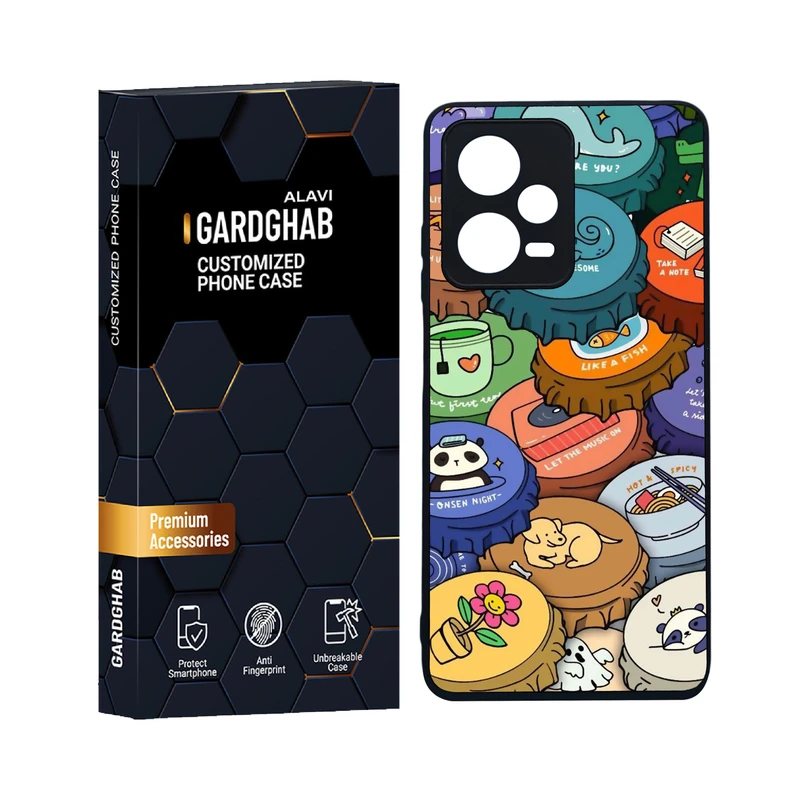 کاور گارد قاب علوی مدل انیمه مناسب برای گوشی موبایل شیائومی Redmi Note 12 Pro 5G