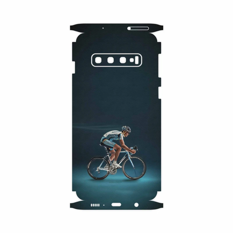 برچسب پوششی ماهوت مدل Road cycling-FullSkin مناسب برای گوشی موبایل سامسونگ Galaxy S10