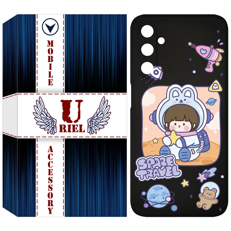 کاور یوریل مدل KSH کد 9 طرح دختر فضانورد مناسب برای گوشی موبایل سامسونگ Galaxy A24