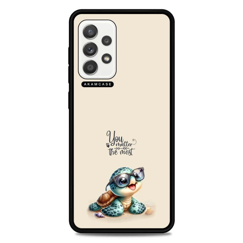 کاور آکام مدل AMC-WSGA52-ANIMALS QOUTES-3 مناسب برای گوشی موبایل سامسونگ Galaxy A52