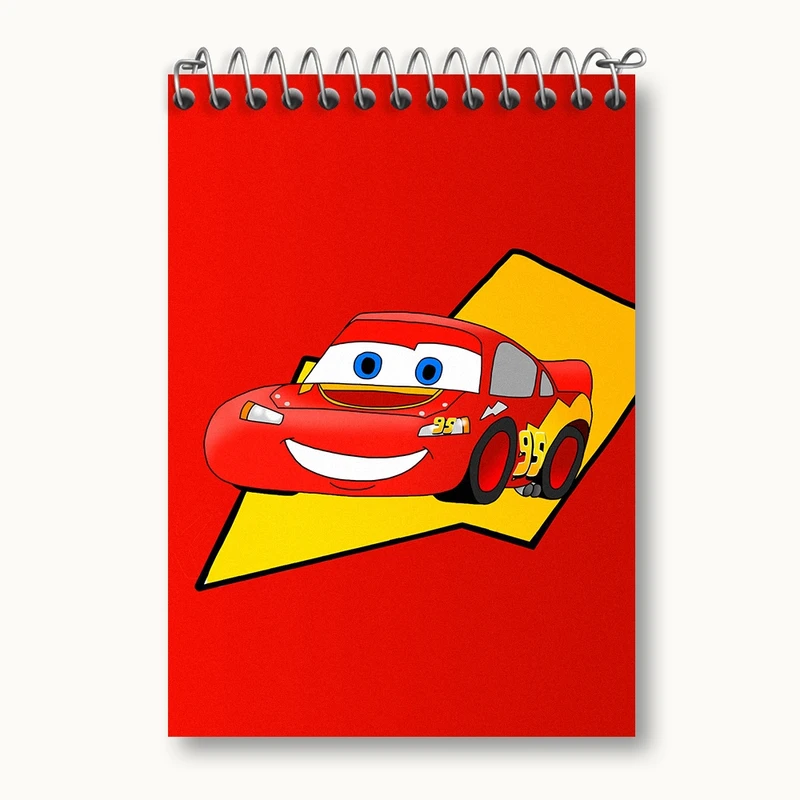 دفتر یادداشت 50 برگ خندالو مدل ماشین ها (Cars) کد 36531