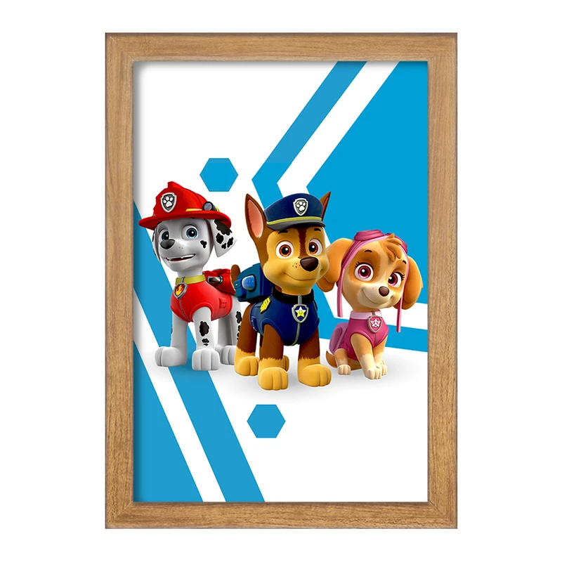 تابلو خندالو مدل چیس و مارشال و اسکای سگ های نگهبان Paw Patrol  کد 12583