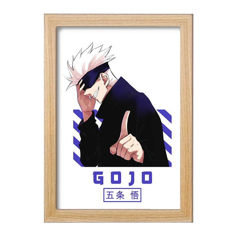 تابلو خندالو مدل گوجو ساتورو انیمه جوجوتسو کایزن کد F1599