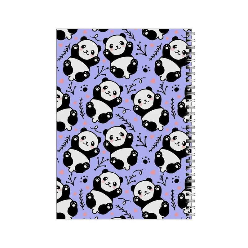 دفتر مشق 100 برگ بامبیلیپ طرح پترن پاندا کد 8242455