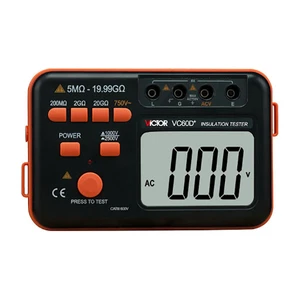 تستر مقاومت عایقی  ویکتور مدل +VC60D