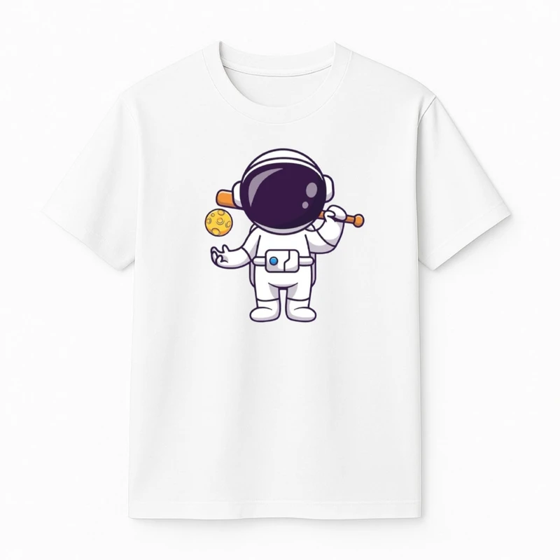 تی‌شرت آستین کوتاه پسرانه مدل فضانورد کد v4 