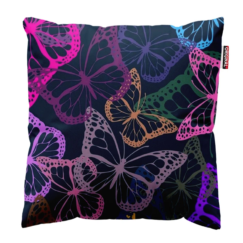 کوسن پاد آفرین طرح پروانه کد 3791 سایز 30*30 سانتی متر