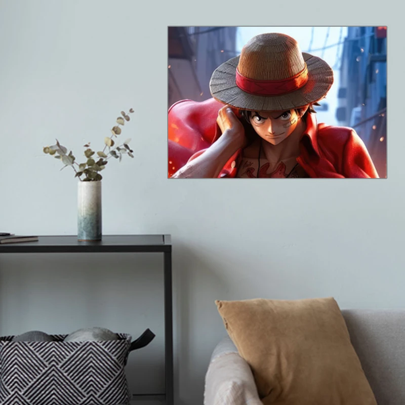 پوستر گوفی مدل مانکی دی لوفی انیمه وان پیس طرح Luffy One Piece Anime کد EPIK87