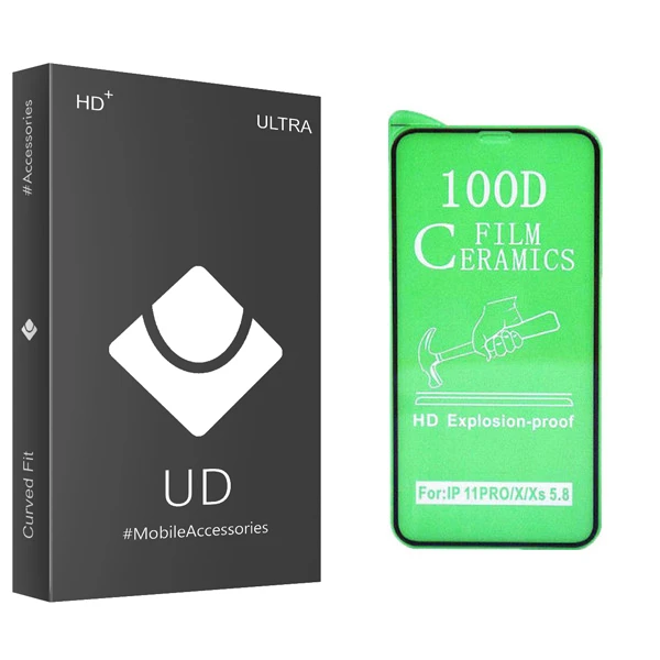 محافظ صفحه نمایش یو دی مدل ULTRA مناسب برای گوشی موبایل اپل iphone X / XS / 11 pro