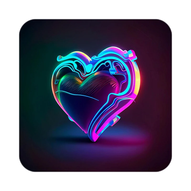 زیر لیوانی کاکتی مدل عاشقانه کد mp13003