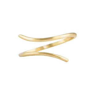 انگشتر طلا 18 عیار زنانه بان گالری مدل آمرا سایز 54