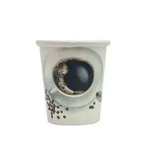 لیوان یکبار مصرف کاغذی مدل قهوه کد 90cc بسته 40 عددی