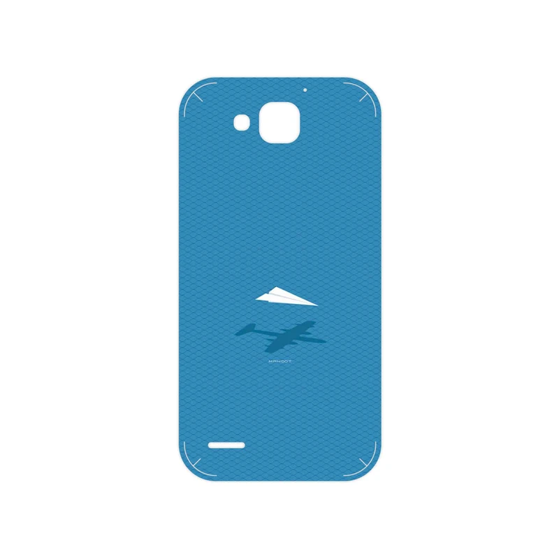 برچسب پوششی ماهوت مدل Minimal Paper Airplane مناسب برای گوشی موبایل آنر 3X G750