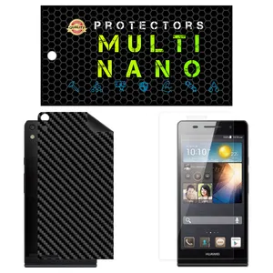 Multi Nano X-SFC Screen Protector For Huawei Ascend P6 with back skin
